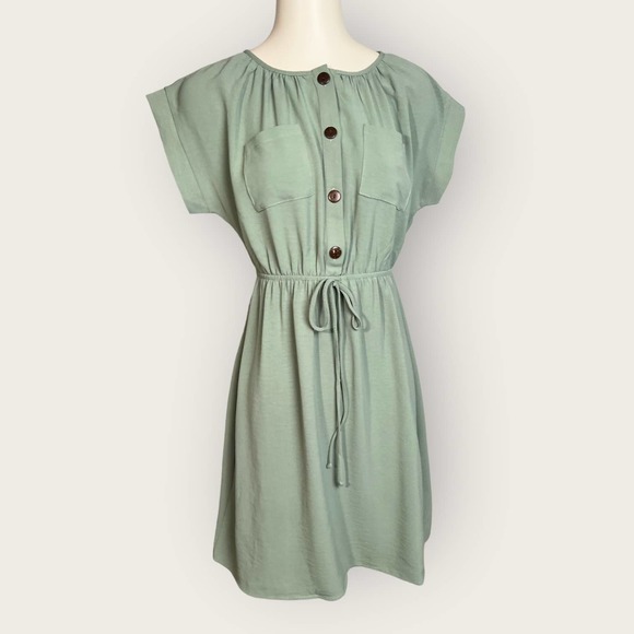 Monteau Dresses & Skirts - Monteau (M) Dress Knee-Length Sage